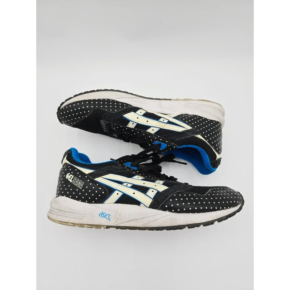 Asics Gel-Saga‎ Glow in the Dark Stars Black Blue Sneakers H4A0N Mens 8